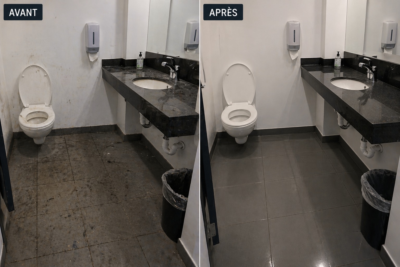 Sanitaires nettoyage professionnel